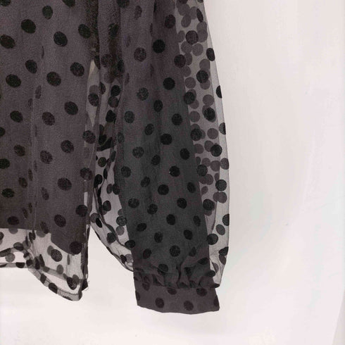 VERITE シアードットブラウス レディース M~L