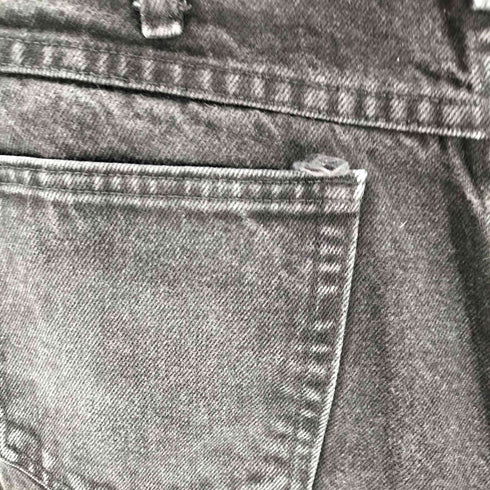 ラングラー Wrangler 00S ブラック テーパード ジップフライ デニムパンツ メンズ 34×34