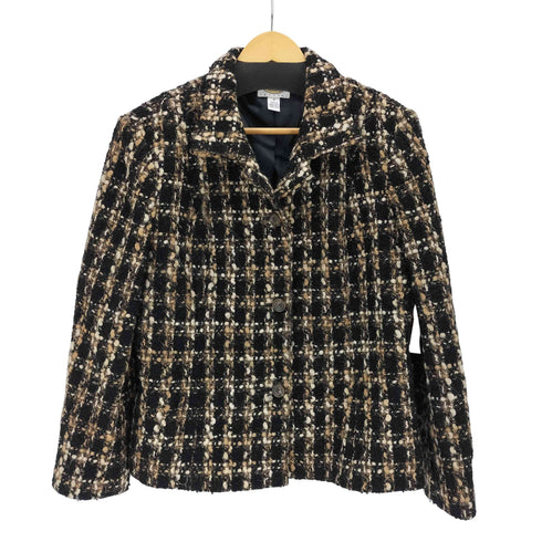タルボット TALBOTS ツイードテーラードジャケット レディース 16