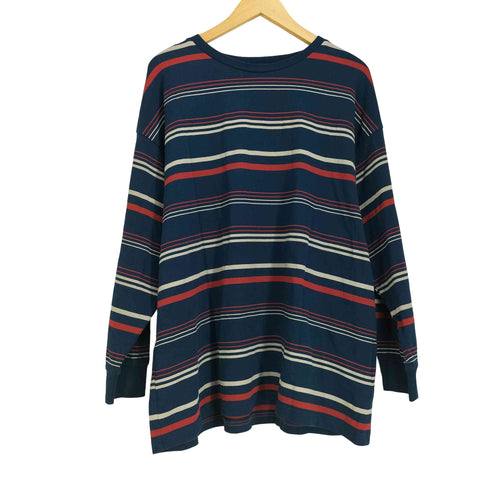 ジーナシス JEANASIS アソートボーダーBIGロンTEE レディース FREE