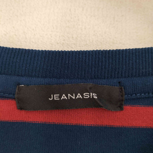 ジーナシス JEANASIS アソートボーダーBIGロンTEE レディース FREE