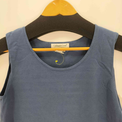 コールドウォータークリーク Coldwater Creek シルク混 ニットタンクトップ メンズ import:M