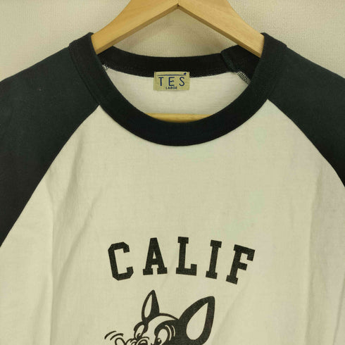 エンドレスサマー The Endless Summer CALIF 両面プリント ラグランスリーブ S/S Tシャツ メンズ import:L