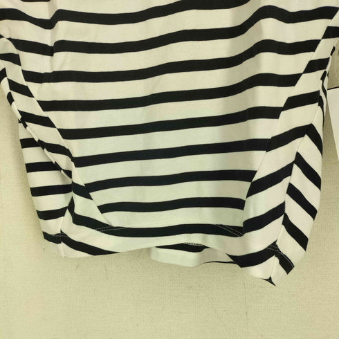 アダムエロペ Adam et Rope バックリボン ボーダー コクーン Tシャツ レディース