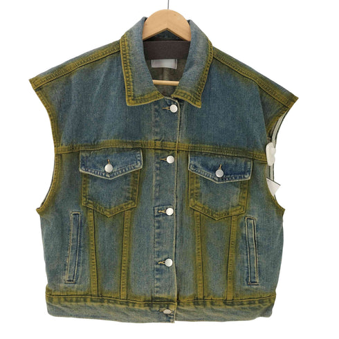 SAN ERSAN 90S ワークデニムベスト レディース import:L