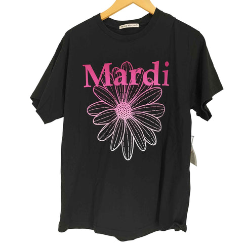 マルディメクルディ Mardi Mercredi ロゴプリント S/S Tシャツ レディース