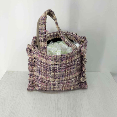 トッカ TOCCA TRIM WAVES MINITOTE ツイード ミニトート レディース ONE SIZE