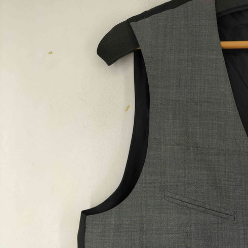 バーバリーブラックレーベル BURBERRY BLACK LABEL ウールベスト メンズ