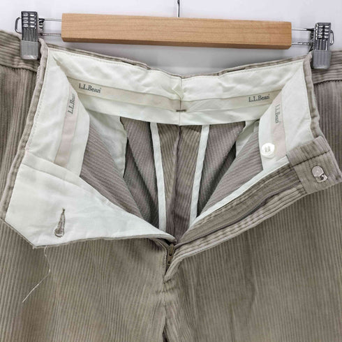 エルエルビーン L.L.Bean 90-00S 太畝 コーデュロイ ノータック ワイド チノ パンツ ビックサイズ メンズ  W36