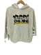 90-00S テーマパークキャラクター プリント フーディー パーカー 黄色足 メンズ import:XL