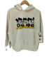 90-00S テーマパークキャラクター プリント フーディー パーカー 黄色足 メンズ import:XL