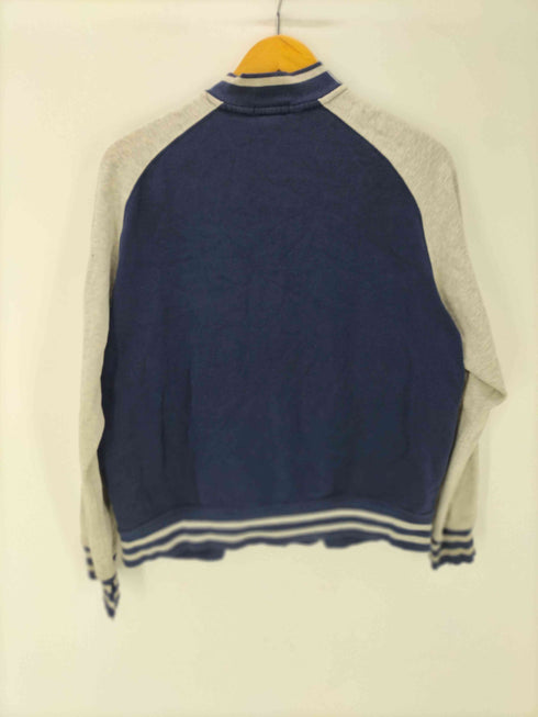 ポロバイラルフローレン Polo by RALPH LAUREN 90S-00S ビックポニー刺繍 ジップアップ ラグラン バイカラー スウェット ジャケット レディース import:XL