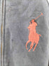 ポロバイラルフローレン Polo by RALPH LAUREN 90S-00S ビックポニー刺繍 ジップアップ ラグラン バイカラー スウェット ジャケット レディース import:XL