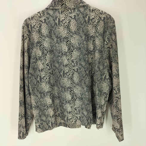 ブリッグス BRIGGS パイソン柄 シャツジャケット メンズ import:M