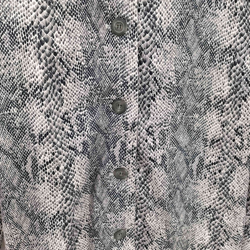 ブリッグス BRIGGS パイソン柄 シャツジャケット メンズ import:M