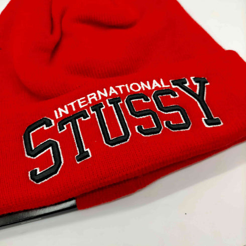 ステューシー Stussy ATHLETIC ARCH POM BEANIE ボンボンニット帽 メンズ EA