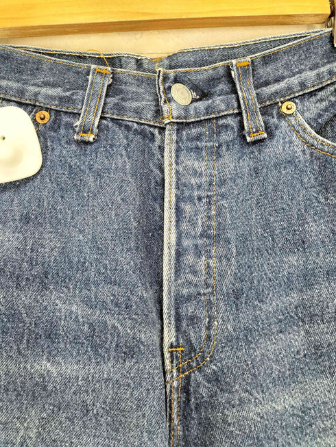 リーバイス Levis 80s ボタン裏525 カットオフ テーパードデニムパンツ メンズ