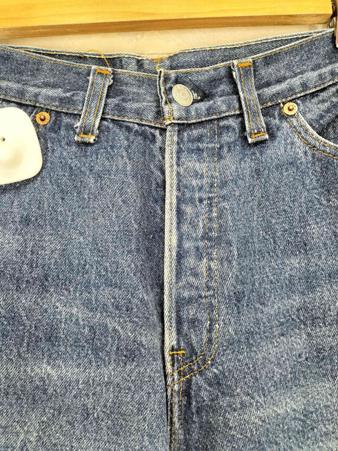 リーバイス Levis 80s ボタン裏525 カットオフ テーパードデニムパンツ メンズ
