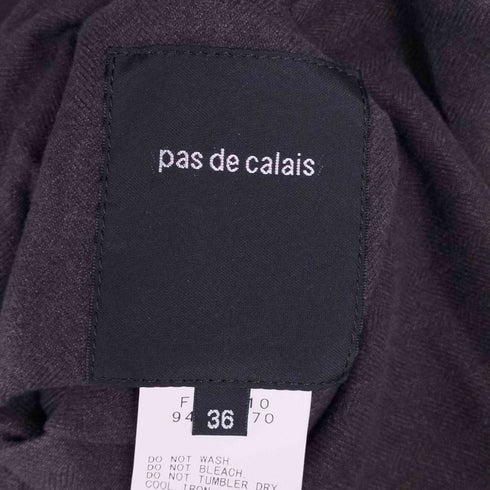 パドカレ pas de calais ショールカラー ダウンダッフルコート メンズ 36