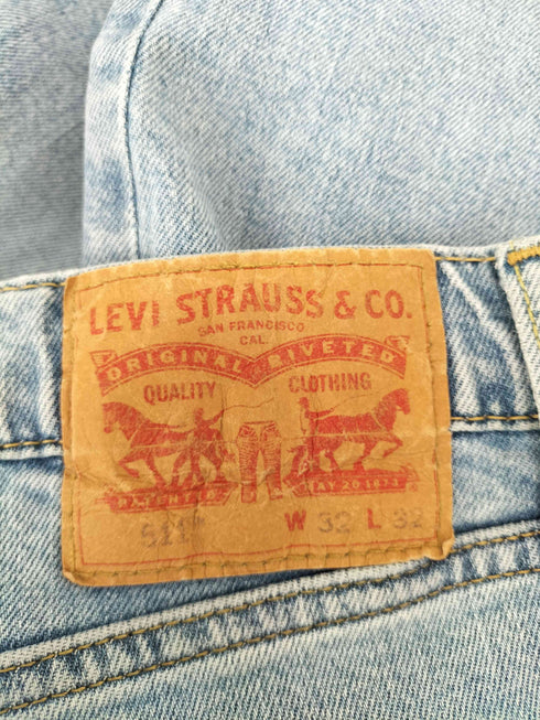 リーバイス Levis ボタン裏50 511 SLIM FIT スリムフィット ジップフライデニムパンツ メンズ W32L32