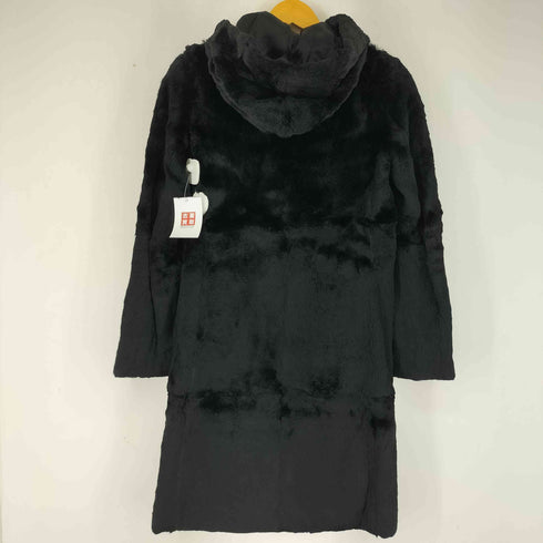 ジュンコシマダ JUNKO SHIMADA ラビットファー フーデッド コート レディース