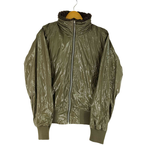 カバンドズッカ CABANE de ZUCCa ライナー付き エナメル ブルゾン メンズ