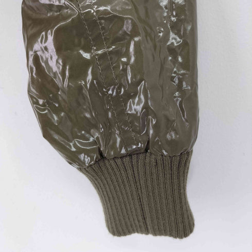 カバンドズッカ CABANE de ZUCCa ライナー付き エナメル ブルゾン メンズ