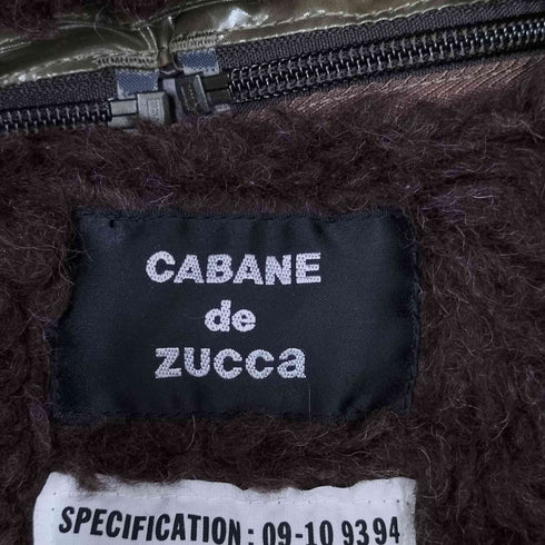 カバンドズッカ CABANE de ZUCCa ライナー付き エナメル ブルゾン メンズ