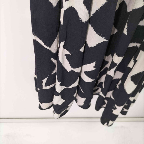 ザラ ZARA モノトーンプリント シャツワンピース レディース JPN:S