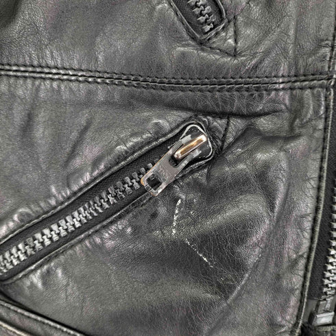 ハーレーダビッドソン HARLEY-DAVIDSON シングル ライダースジャケット レディース