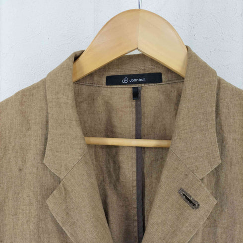 ジョンブル Johnbull リネン シングルテーラードジャケット メンズ JPN:L