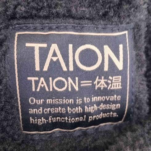 タイオン TAION MILITARY RIVERSIBLE DOWN CAPE リバーシブルダウンケープ メンズ FREE