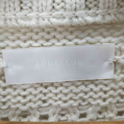 トゥデイフル TODAYFUL Cable Knit Vest レディース FREE