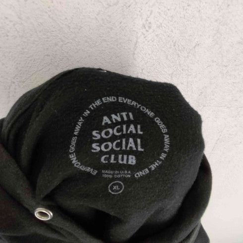 アンチソーシャルソーシャルクラブ ANTI SOCIAL SOCIAL CLUB MADE IN USA BITTER HOODIE メンズ XL