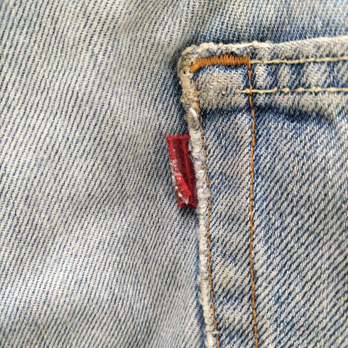 リーバイス Levis For over 140 years RELAXED 550 ジップフライ ダメージ デニム パンツ メンズ W:42 L:30
