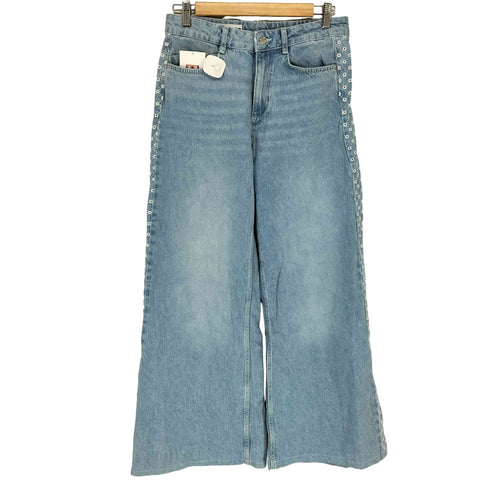 ザラ ZARA ハイウエストワイドジーンズ レディース EU36