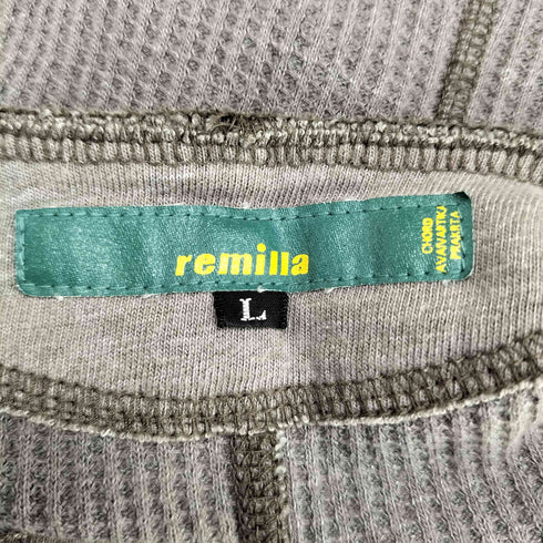 レミーラ remilla サーマル ヘンリーネックカットソー メンズ JPN:L