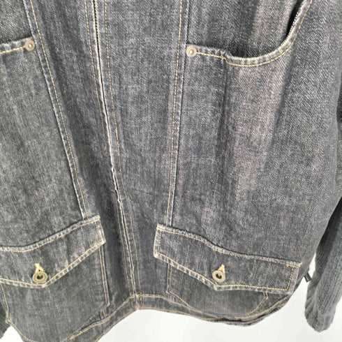 Community.co ニットドッキング ジップアップ デニムカバーオールジャケット Y2K メンズ XL