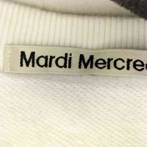 マルディメクルディ Mardi Mercredi フロント刺繍クルーネックスウェット レディース ONE SIZE