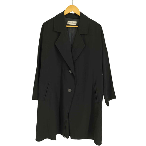 イッセイミヤケ ISSEY MIYAKE 00S 銀タグ ウール チェスターコート レディース JPN:M
