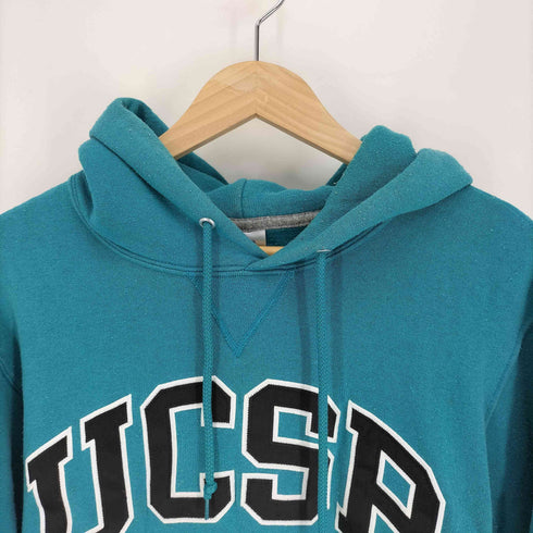 ラッセルアスレチック RUSSELL ATHLETIC 00S ポリコットン Vガゼットカレッジロゴ プルオーバー パーカー メンズ import:S