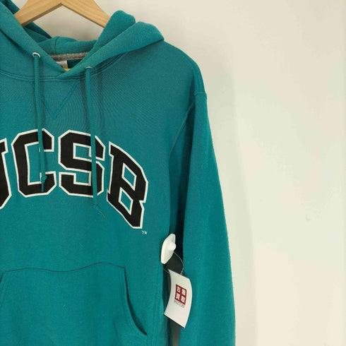 ラッセルアスレチック RUSSELL ATHLETIC 00S ポリコットン Vガゼットカレッジロゴ プルオーバー パーカー メンズ import:S