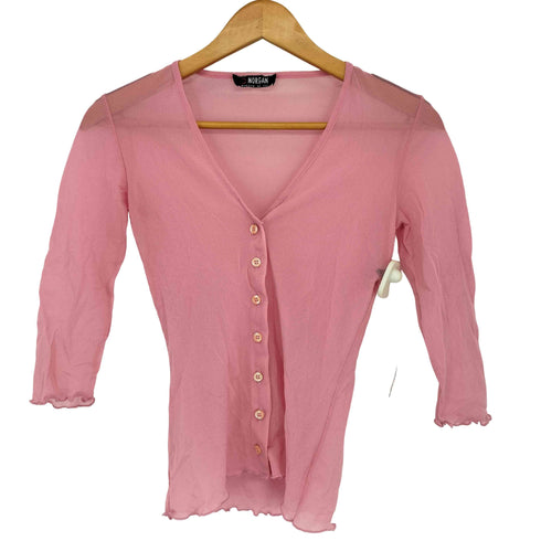 モルガン MORGAN シアーカーディガン レディース