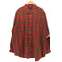 ラルフローレン RALPH LAUREN 90s THE BIG SHIRT クレストロゴ タータンチェック ボタンダウンシャツ メンズ import:XL