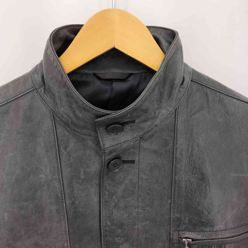 A.A.R COW スタンドカラー カウレザーコート メンズ 1