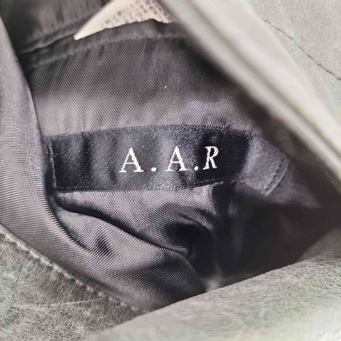 A.A.R COW スタンドカラー カウレザーコート メンズ 1