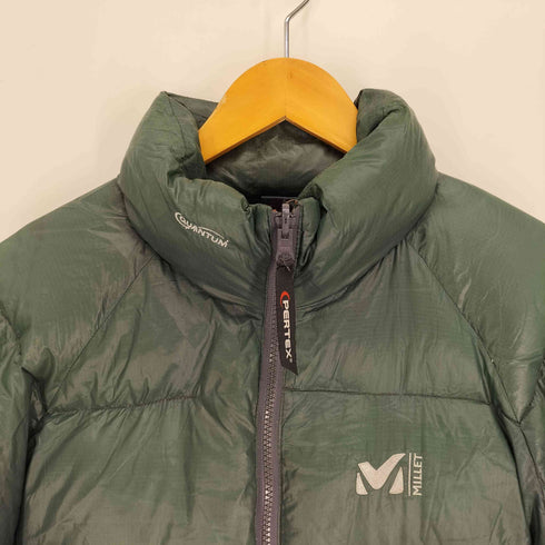 ミレー MILLET QUANTUM DOWN JACKET ロゴ刺繍クオンタム ダウンジャケット レディース import:L
