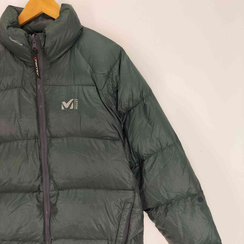 ミレー MILLET QUANTUM DOWN JACKET ロゴ刺繍クオンタム ダウンジャケット レディース import:L
