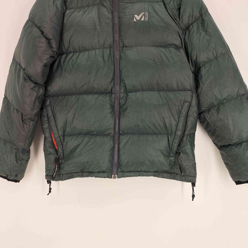 ミレー MILLET QUANTUM DOWN JACKET ロゴ刺繍クオンタム ダウンジャケット レディース import:L