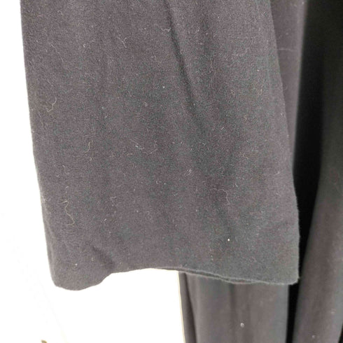 ビーヨウジヤマモト B yohji yamamoto バックプリント ロング丈 プルオーバーパーカー レディース